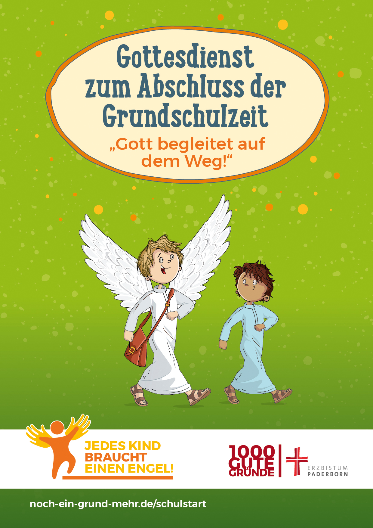 Gottesdienst zum Abschluss der Grundschulzeit: "Gott begleitet auf dem Weg"