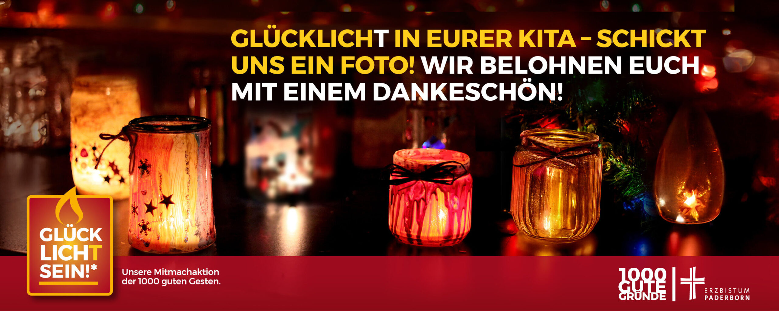 Glücklicht in Eurer Kita- schickt uns ein Foto! Wir belohnen euch mit einem Dankeschön!