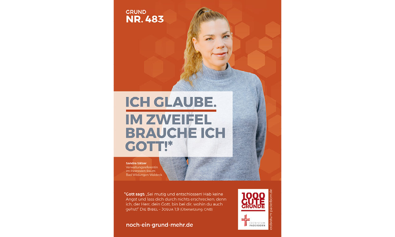 Ich glaube. Im Zweifel brauche ich Gott! - Sandra Sälzer, Verwaltungsreferentin im Pastoralen Raum Bad Wildungen-Waldeck